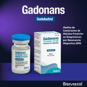 Gadonans (Gadobutrol) 604,72 mg / 7,5 ml. Medio de Contraste para Resonancia Magnetica (RM)
